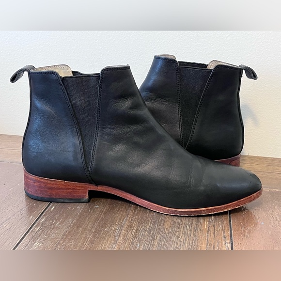 Nisolo Black Leather Chelsea Boots Womens size 9 - Picture 4 of 10